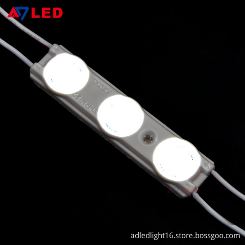 Adled Light 12v led module pcb 3leds waterproof ce&rohs led modulefor textile light box